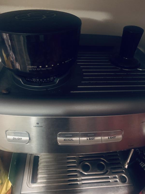  Calphalon Temp iQ - Máquina de café expreso con molinillo,  termobloque doble y espumador de leche, máquina de café espresso para el  hogar, acero inoxidable : Hogar y Cocina