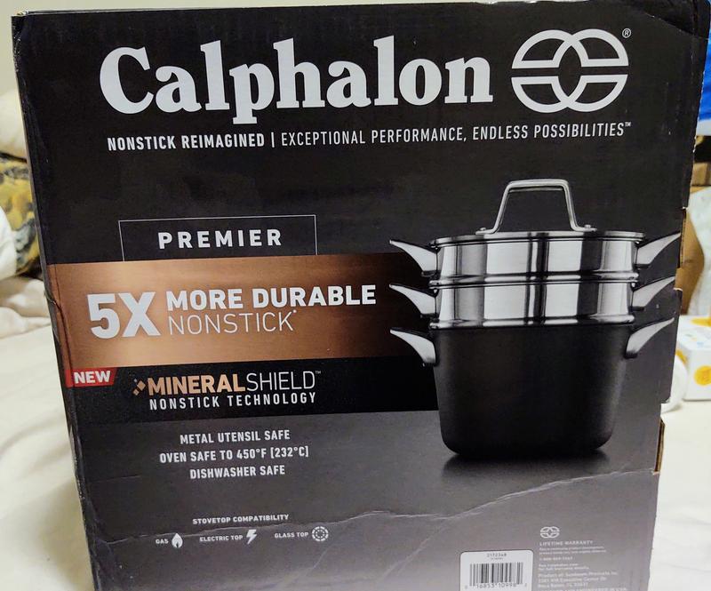Calphalon Premier 8-Qt. MineralShield Non-Stick Multipot with