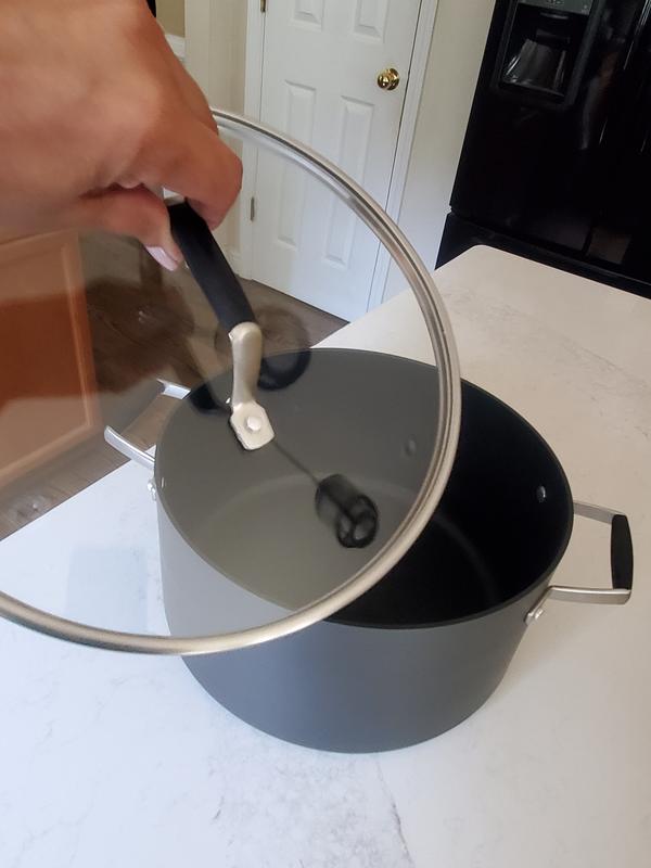 🥝 Calphalon Cabernet Enamel Cast Iron Dutch Oven Pot with Lid