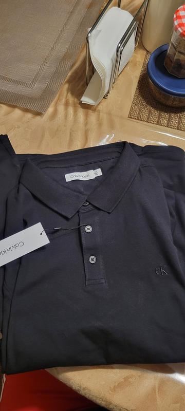 Calvin Klein Buttoned Polo(Black)