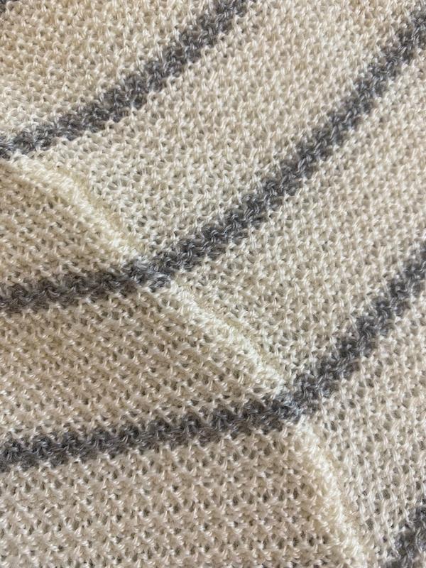 Seaming at sleeve detail