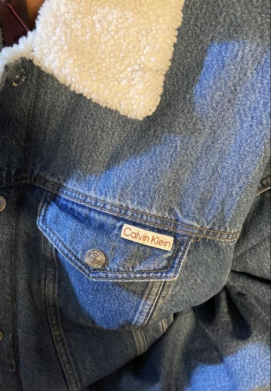 CK DENIM JACKET WITH SHERPA