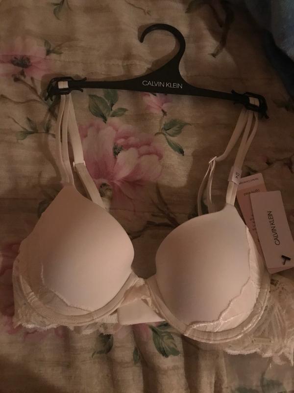 Calvin Klein Perfectly Fits Iris Lace Bra in Blue