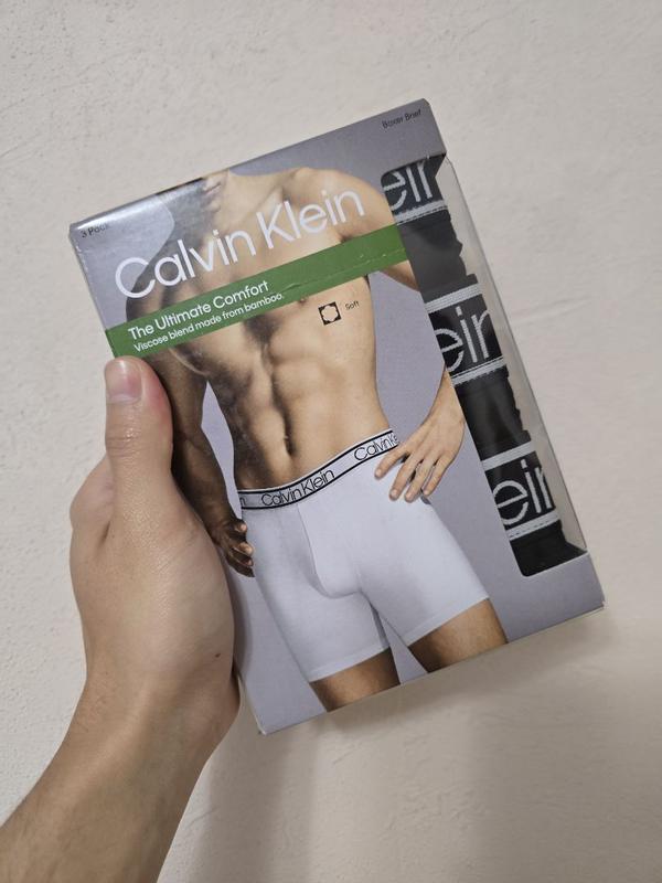 Men's 3pk. Comfort Logo Boxer Briefs