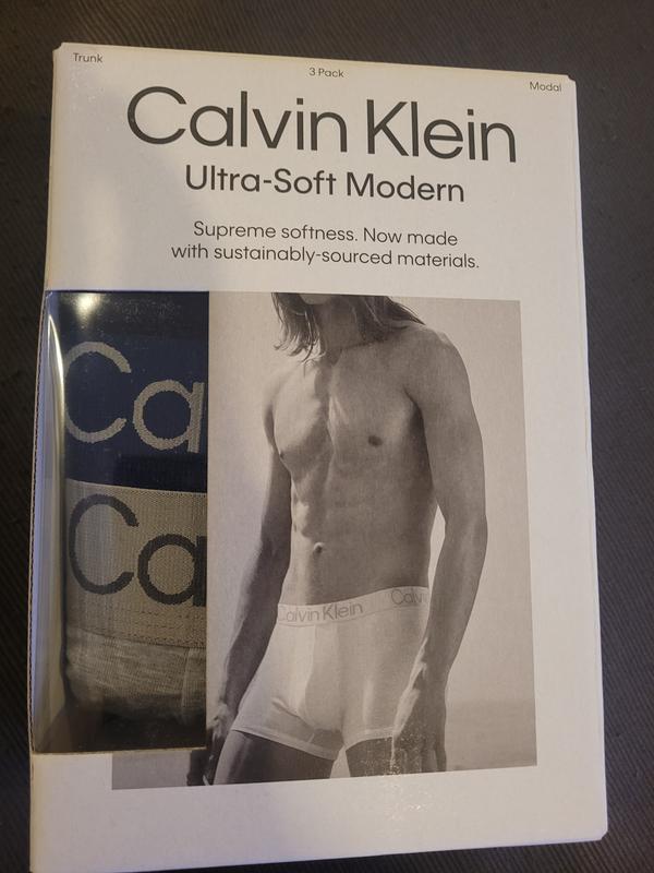 Calvin Klein MULTI 3-Pack Ultra Soft Modern Modal Boxer Briefs , US X-Large