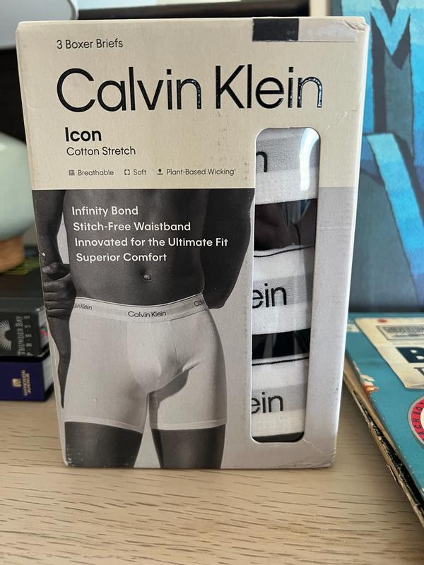 Men's 3-Pk. Icon Stretch Boxer Briefs