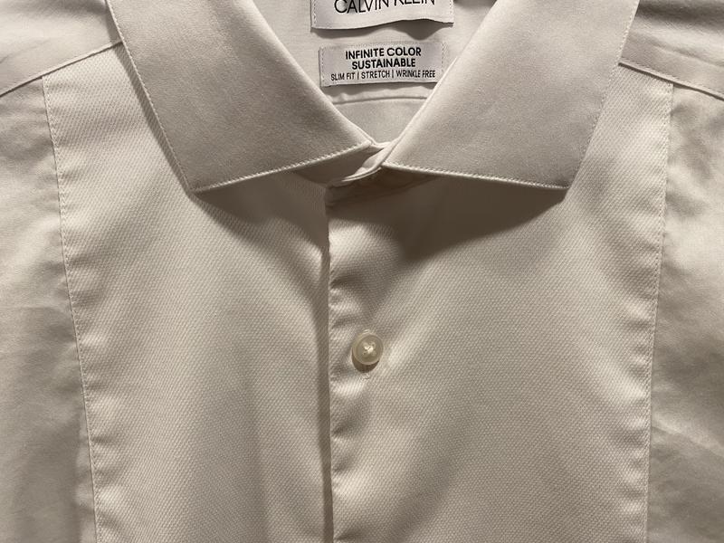 Deals CALVIN KLEIN XL Infinite Color Sustainable Slim Fit Dress Shirt