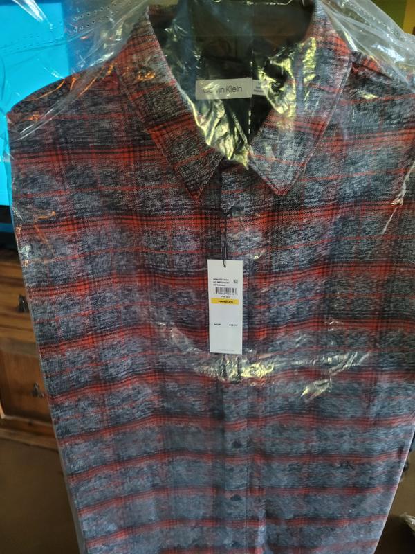 Love the charcoal grey & red pattern