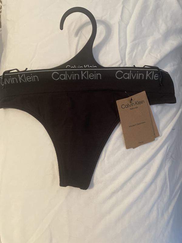 Modern Cotton Naturals Seamless Thong by Calvin Klein Online