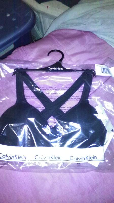 My new Calvin Klein Bra