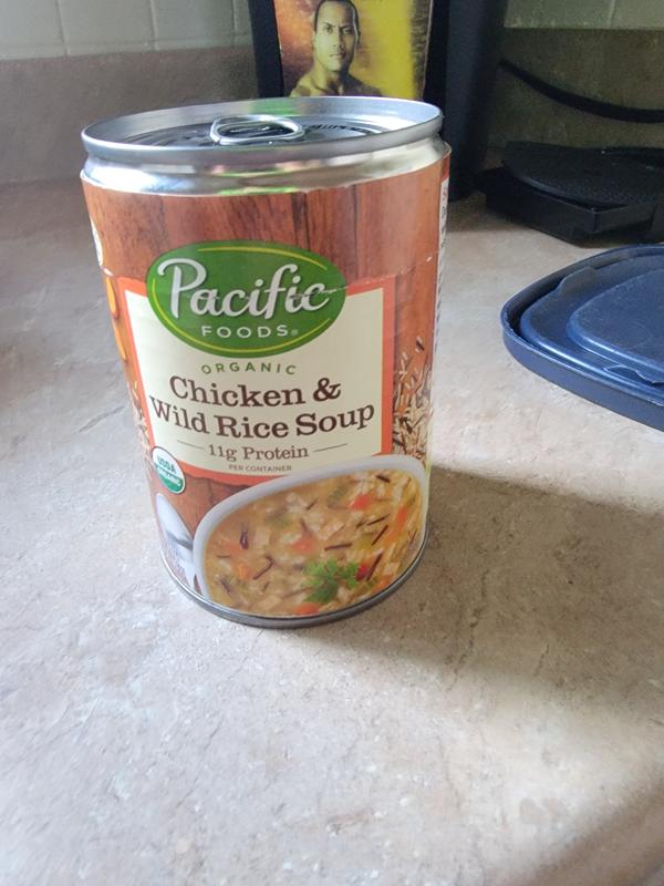 Pacific Foods Soup, Organic, Chicken & Wild Rice - 16.3 oz