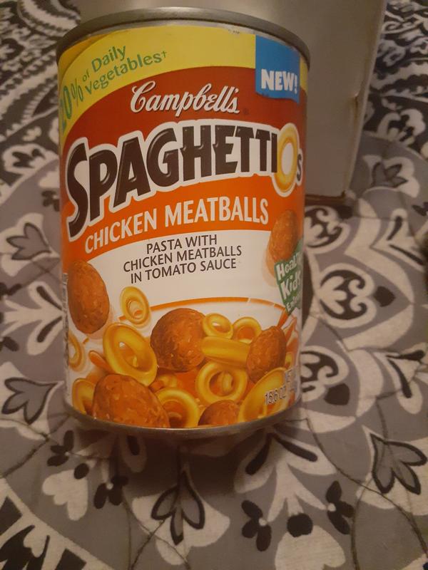 Campbell's SpaghettiOs With Meatballs Family Size 22.2oz Can