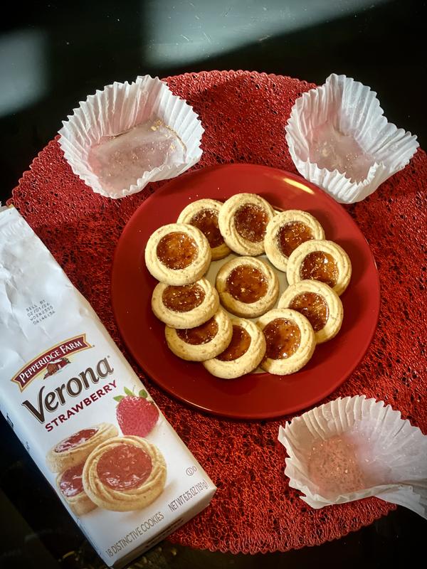 Pepperidge Farm Verona Strawberry Thumbprint Cookies, 6.75 oz | Meijer
