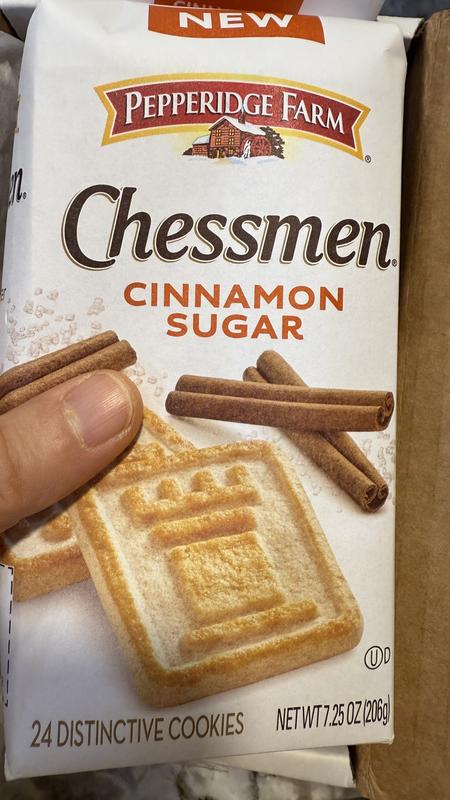 Pepperidge Farm Chessmen Cinnamon Sugar Cookies, 7.25 Oz Bag