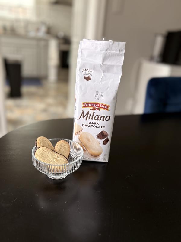 Pepperidge Farm Milano Dark Chocolate Cookies, Single Serve Bag of