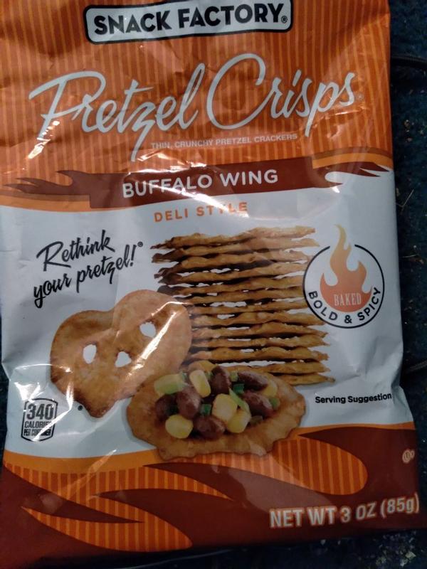 Snack Factory Pretzel Crisps, Buffalo Wing, OntheGo Bag,, 49 OFF