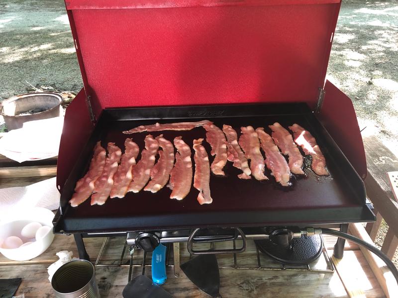 Camp Chef 16 x 24 Professional Flat Top Steel Griddle in the Grill