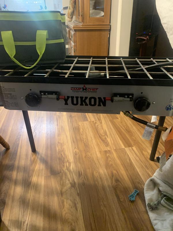 Camp Chef Yukon 14 in Two Burner 2 Burners Propane Push and Turn