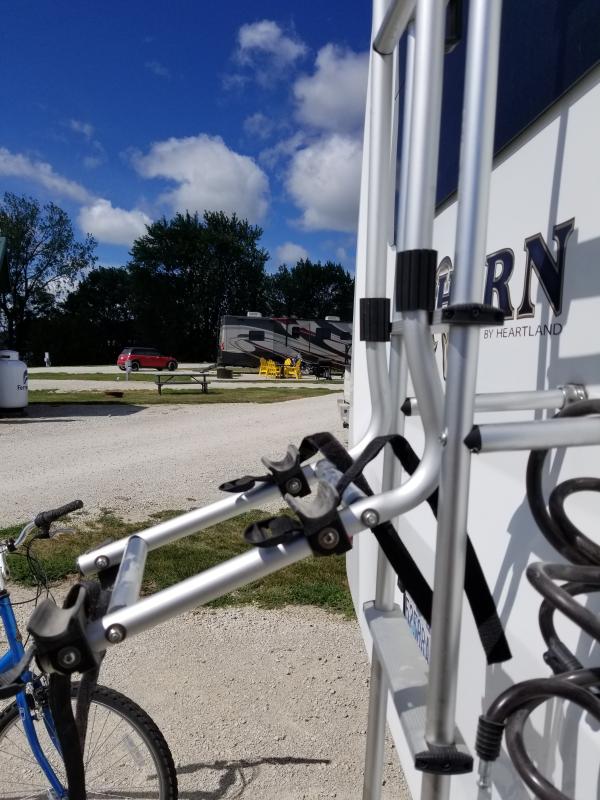 ladder mount bike rack