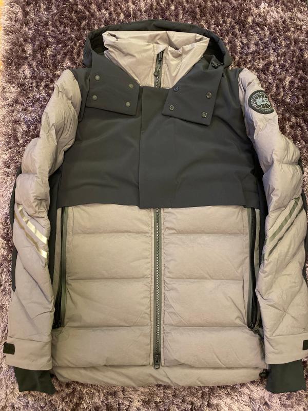 canada goose hybridge cw element jacket black label