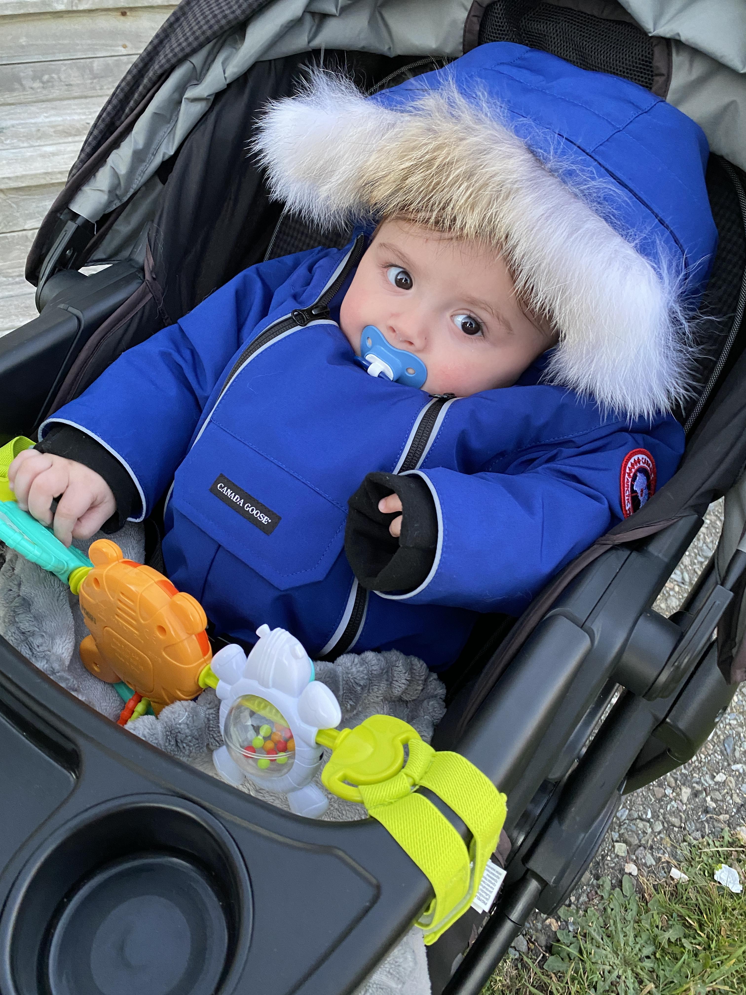 baby snowsuit canada goose