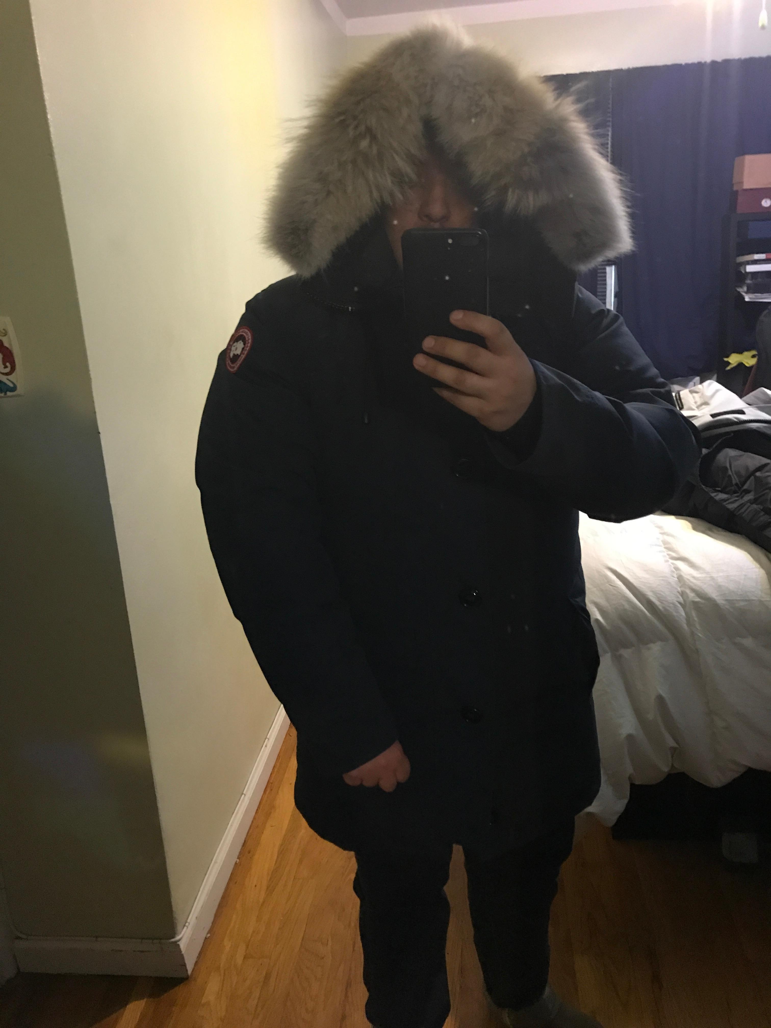 2021春夏新作】 CANADA GOOSE LABEL CHATEAU PARKA ブラックレーベル