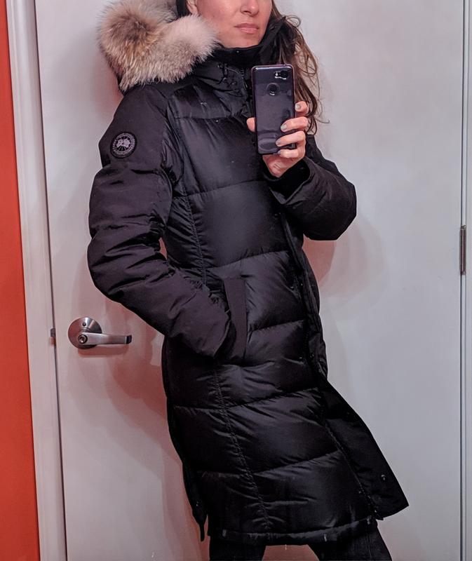 Canada Goose Goose Rowley Fusion Fit Black Label Parka Womens Clothing Jackets Padded and down jackets Save 25% 