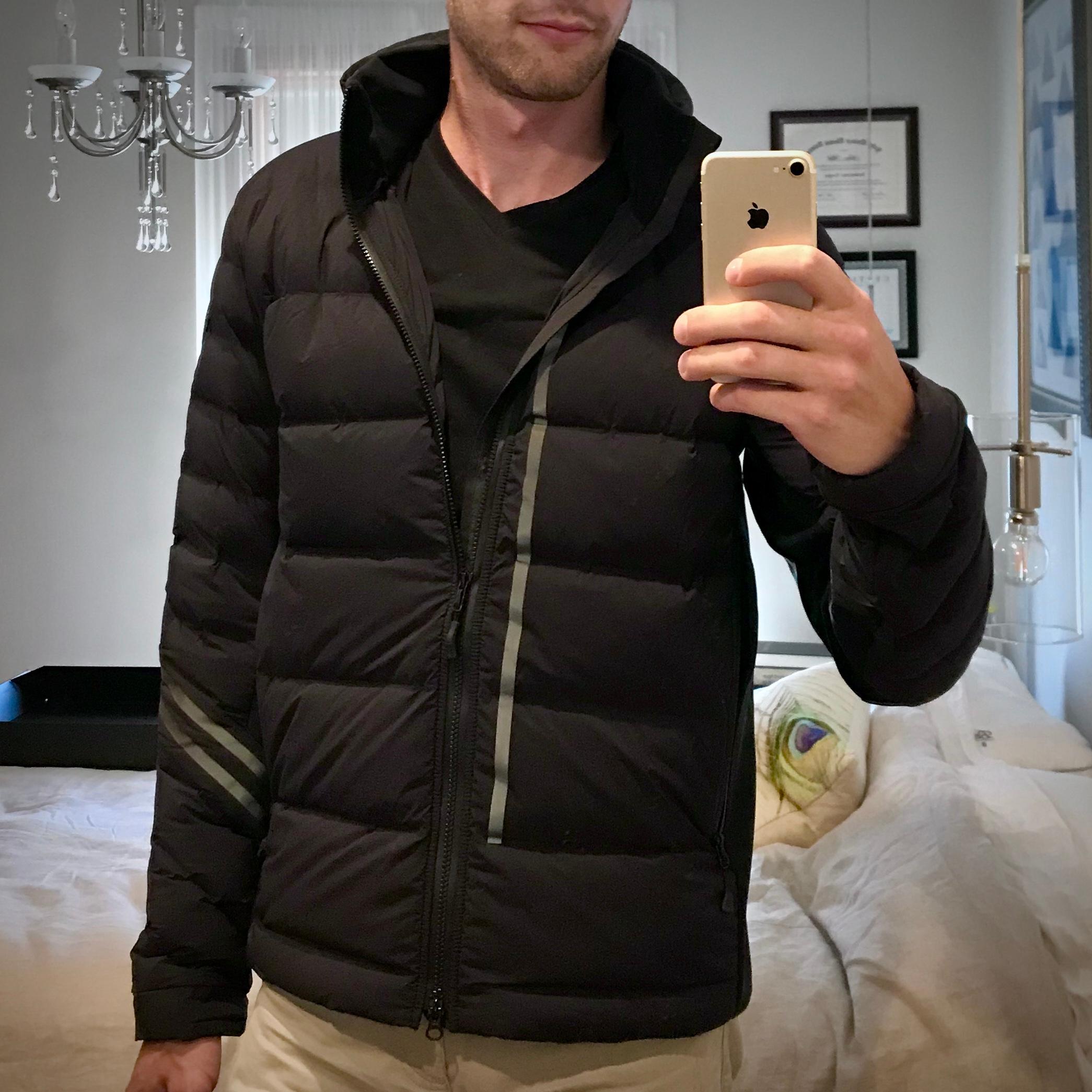canada goose hybridge cw element jacket black label