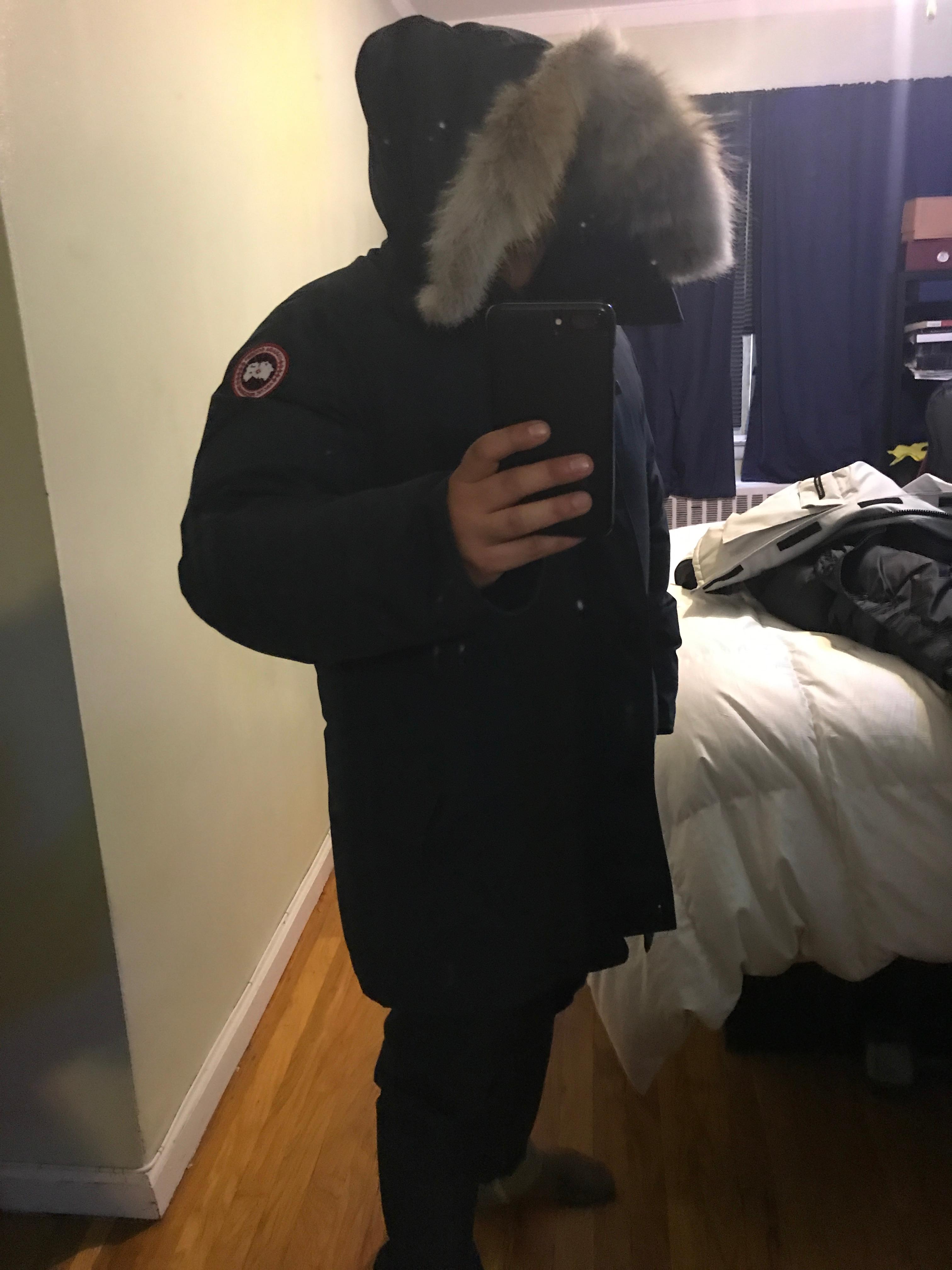 2021春夏新作】 CANADA GOOSE LABEL CHATEAU PARKA ブラックレーベル