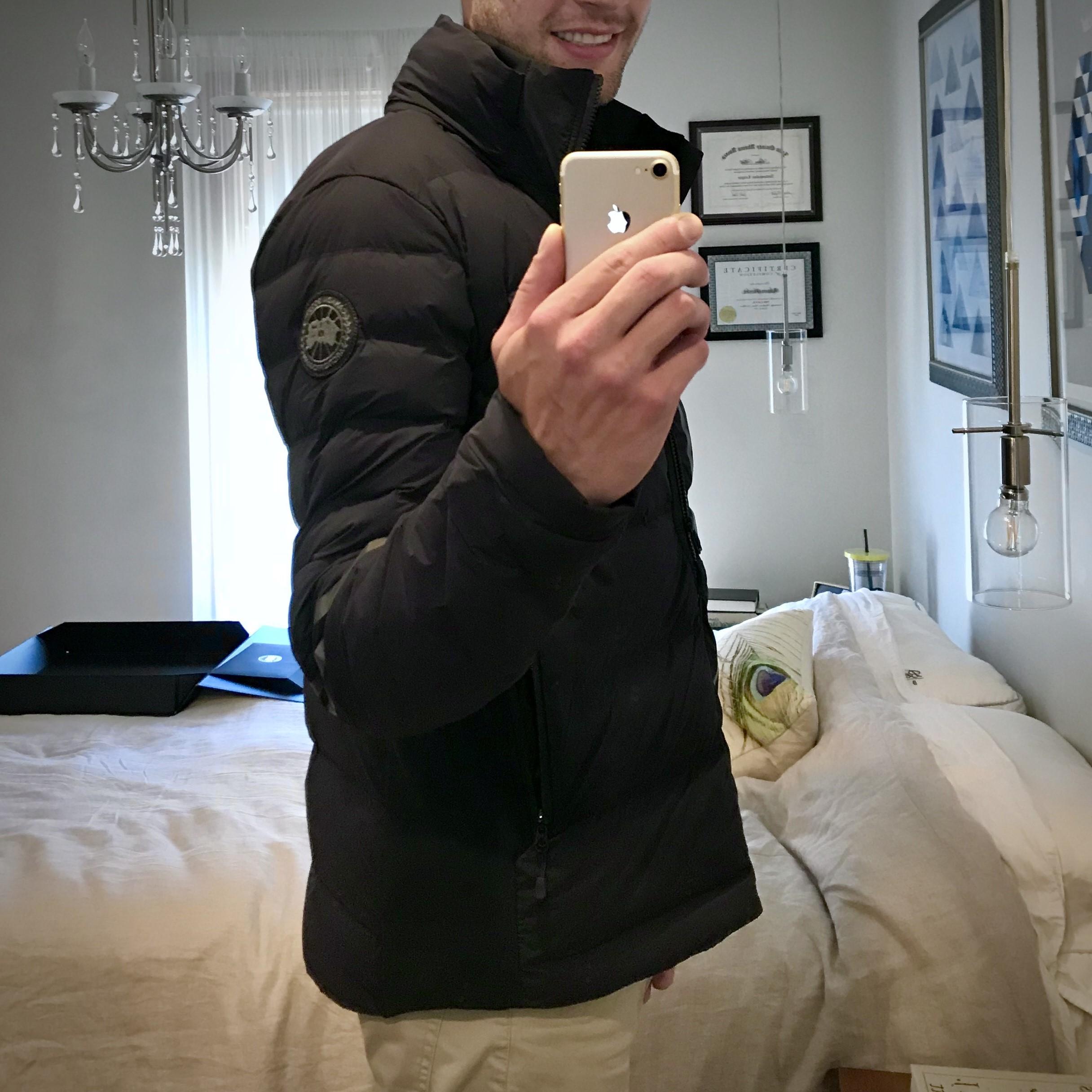 canada goose hybridge cw element jacket black label