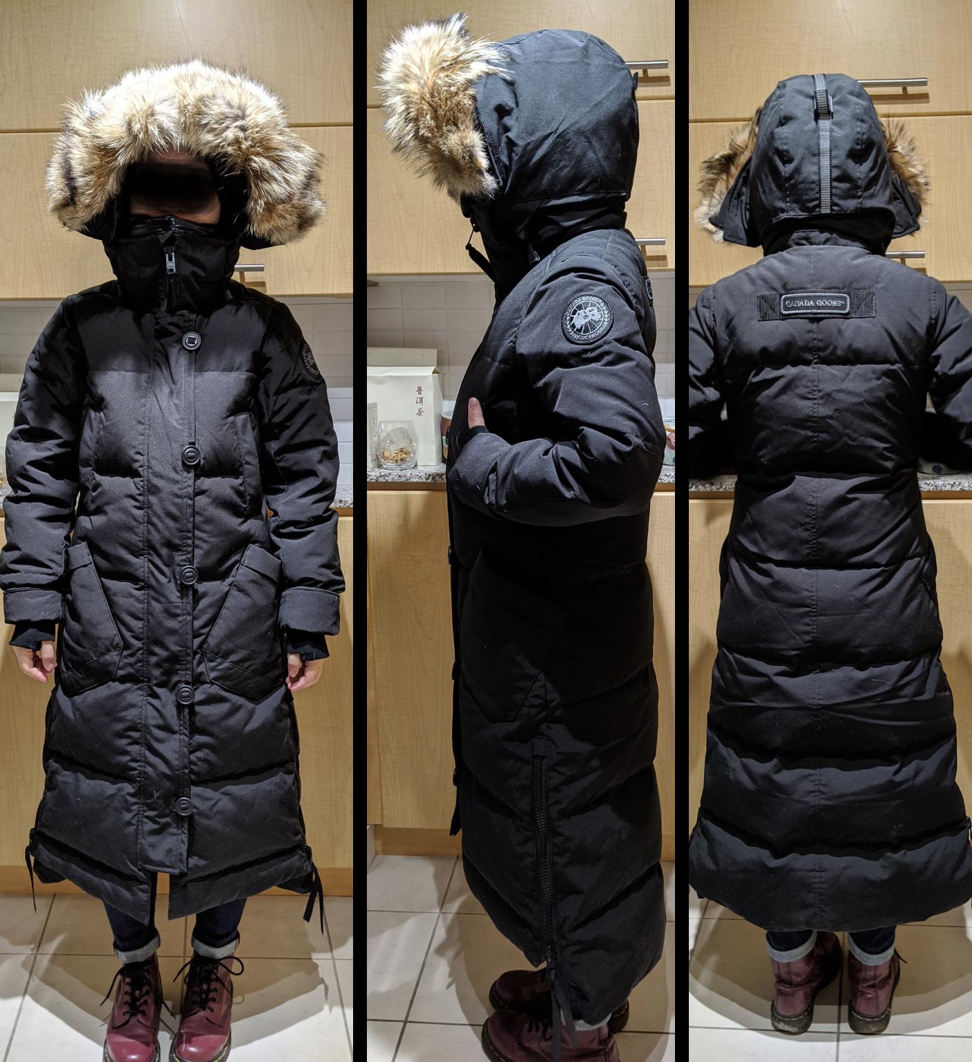 Canada goose aldridge parka cheap black label