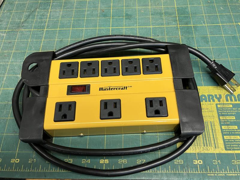 Power bar ready to go or storage.