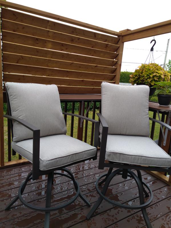 Pour le coin bar à l'extérieur!