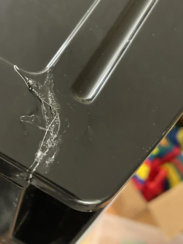 Cracked right out of the store.