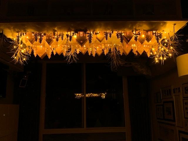 Reworked as a Christmas village