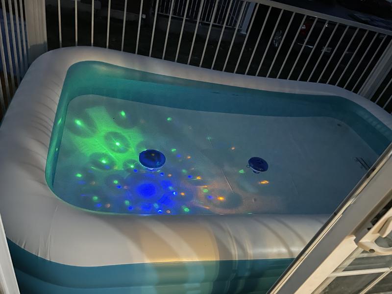 AquaGlow Waterproof Submersible LED Pool Light Show Canadian Tire