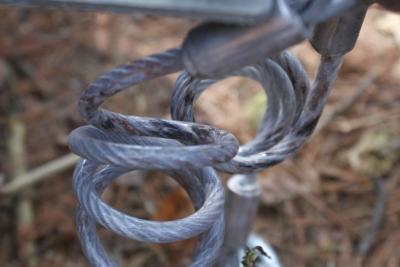 new cable (less than 4 weeks)with corrosion