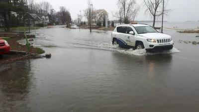 The river gives and then it takes away as well... this is a newspaper picture close to the Family member's house