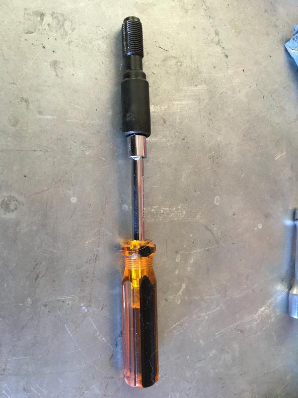 Very little torque used to chase threads