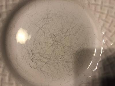 marks on the dishware