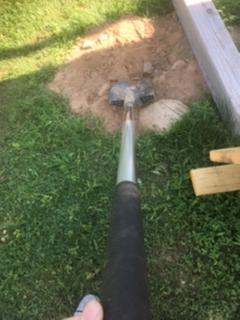 The full view of the shovel