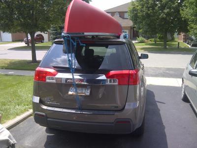 getting ready to go canoeing