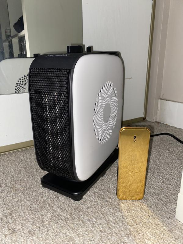 Size comparison to 100ml bottle of cologne