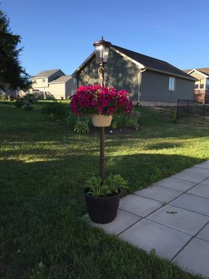 Outdoor Solar Lamp/Planter