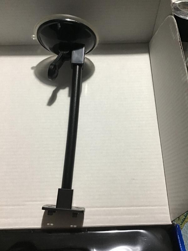 Mounting bracket and rod.