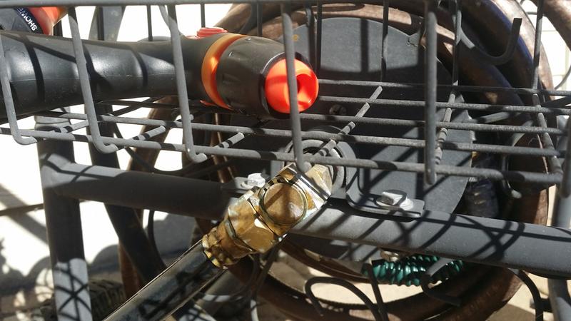 Quand le joint est lubrifié, il n'y a pas de fuite.