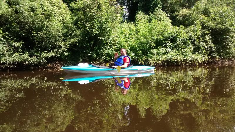 Rivière du moulin, près de Laterrière, Saguenay.