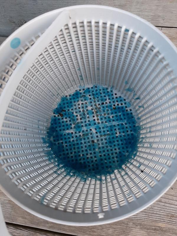 Inside the filter basket