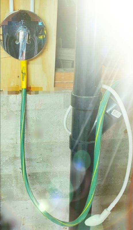 Wash station for a big muddy dog!