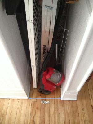 Prend peu d'espace dans le garde-robe